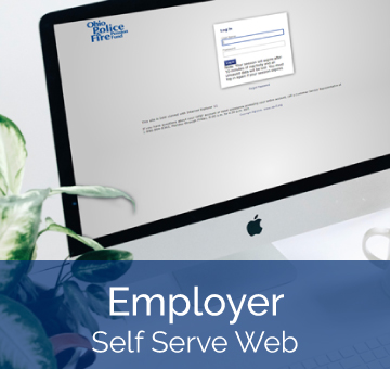 computer screen with blue box on bottom with white text 