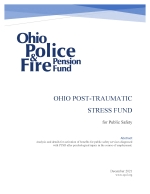 Ohio Post-Traumatic Stress Fund Report cover